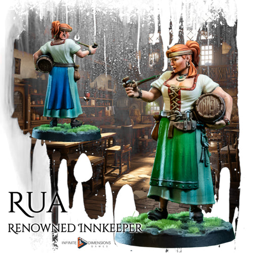 Rua Renowned Innkeeper - Torbridge Cull - Infinite Dimensions Terrain Wargaming D&D DnD 15mm 20mm 28mm 32mm 40mm 54mm