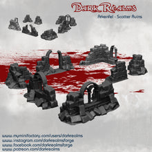 Load image into Gallery viewer, Stone City Scatter Ruins - Arkenfel - Dark Realms Terrain Wargaming D&amp;D DnD