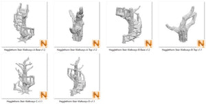 Stair Walkways  - Hagglethorn Hollow - Printable Scenery Terrain Wargaming D&D DnD