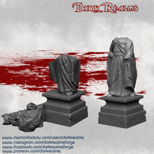 Load image into Gallery viewer, Stone City Statue Ruins - Arkenfel - Dark Realms Terrain Wargaming D&amp;D DnD