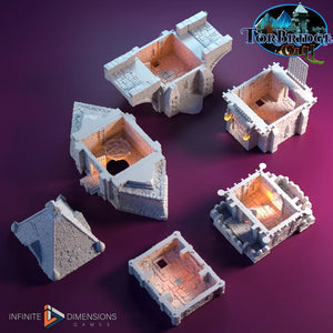 The Great Torbridge Tower - Torbridge Cull - Infinite Dimensions Terrain Wargaming D&D DnD 15mm 20mm 25mm 28mm 32mm 40mm