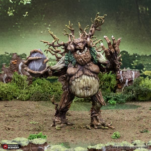 Tree Trolls - The Gloaming Swamps - Printable Scenery Wargaming D&D DnD 28mm 32mm 40mm 54mm