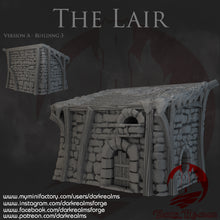 Load image into Gallery viewer, The Lair (Set A) - Black Thorn Keep - Dark Realms Terrain Wargaming D&amp;D DnD