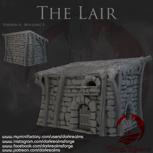 The Lair (Set A) - Black Thorn Keep - Dark Realms Terrain Wargaming D&D DnD