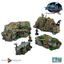 Load image into Gallery viewer, The Ambush Cliffs - Torbridge Cull Wargaming Terrain D&amp;D DnD