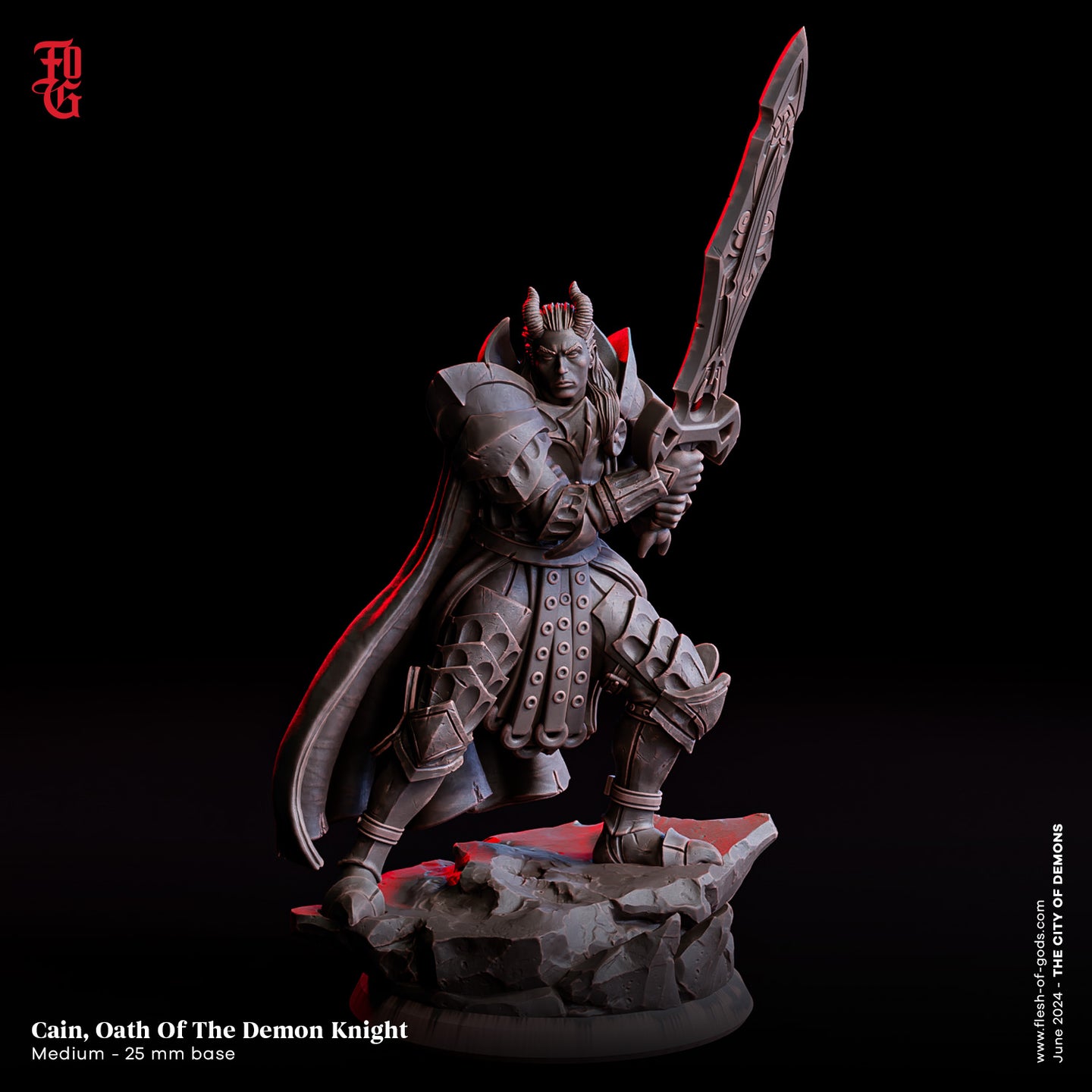 Cain, Oath Of The Demon Knight v1 - The City of Demons - Flesh of the Gods - Wargaming D&D DnD