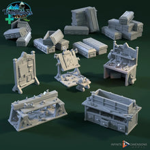 Load image into Gallery viewer, Coffin Workshop Furniture - Torbridge Cull - Infinite Dimensions Terrain Wargaming D&amp;D DnD 15mm 20mm 25mm 28mm 32mm 40mm 54mm