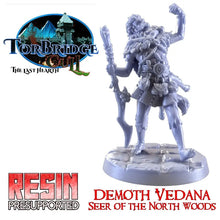 Load image into Gallery viewer, Demoth Vedana Seer of the North Woods - Torbridge Cull - Infinite Dimensions Terrain Wargaming D&amp;D DnD 15mm 20mm 28mm 32mm 40mm 54mm