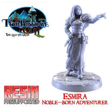 Load image into Gallery viewer, Esmira Noble Born Adventurer - Torbridge Cull - Infinite Dimensions Terrain Wargaming D&amp;D DnD 15mm 20mm 28mm 32mm 40mm 54mm