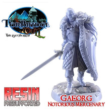 Load image into Gallery viewer, Gaeorg Notorious Mercenary - Torbridge Cull - Infinite Dimensions Terrain Wargaming D&amp;D DnD 15mm 20mm 28mm 32mm 40mm 54mm