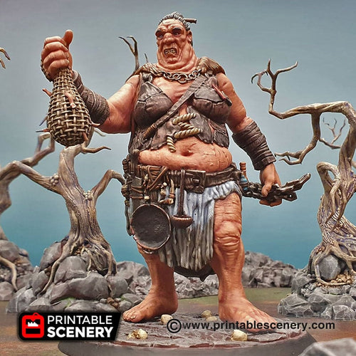 Martha Maneater Mother of Giants - Shadowfey - Printable Scenery Terrain Wargaming D&D DnD 28mm 32mm 40mm 54mm