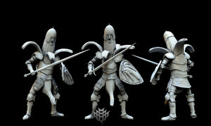 Peeled Paladins Set - Of Iron and Steel - Mini Monster Mayhem Wargaming D&D DnD