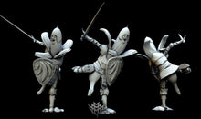 Load image into Gallery viewer, Peeled Paladins Set - Of Iron and Steel - Mini Monster Mayhem Wargaming D&amp;D DnD