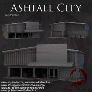 Supermarket - Ashfall City - Dark Realms Terrain Wargaming D&D DnD