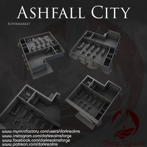 Supermarket - Ashfall City - Dark Realms Terrain Wargaming D&D DnD