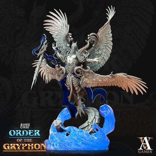 Aratiel the Golden - Astral Court, Order of the Gryphon - Archvillain Games - Wargaming D&D DnD