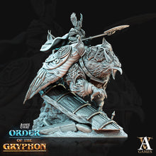 Load image into Gallery viewer, Astral Gryphon Riders - Astral Court, Order of the Gryphon - Archvillain Games - Wargaming D&amp;D DnD