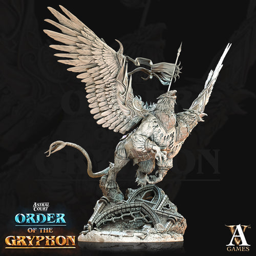 Celtan, Favored of Barachiel - Astral Court, Order of the Gryphon - Archvillain Games - Wargaming D&D DnD