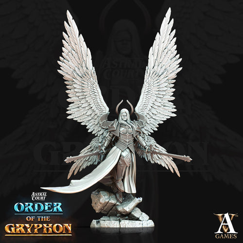 Justiciar Angels - Female - Astral Court, Order of the Gryphon - Archvillain Games - Wargaming D&D DnD