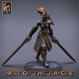 Amazon Heavy Soldier With Great Sword - Dual Great Sword - Mist of