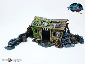 Dilapidated Shed - Torbridge Cull Wargaming Terrain D&D DnD