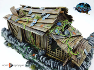 Dilapidated Shed - Torbridge Cull Wargaming Terrain D&D DnD