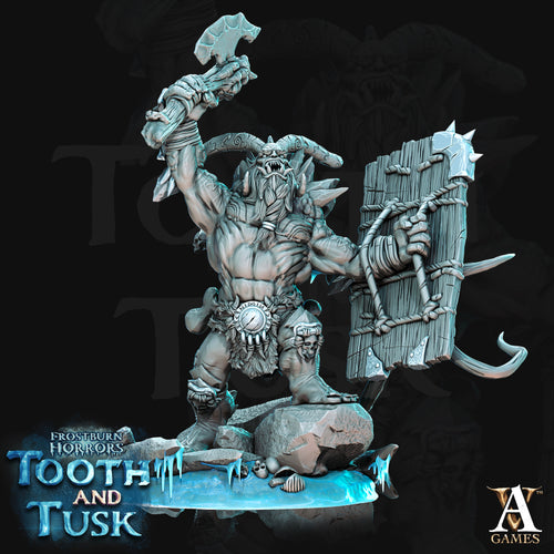 Ice Trolls - Frostburn Horrors - Tooth and Tusk - Archvillain Games - Wargaming D&D DnD