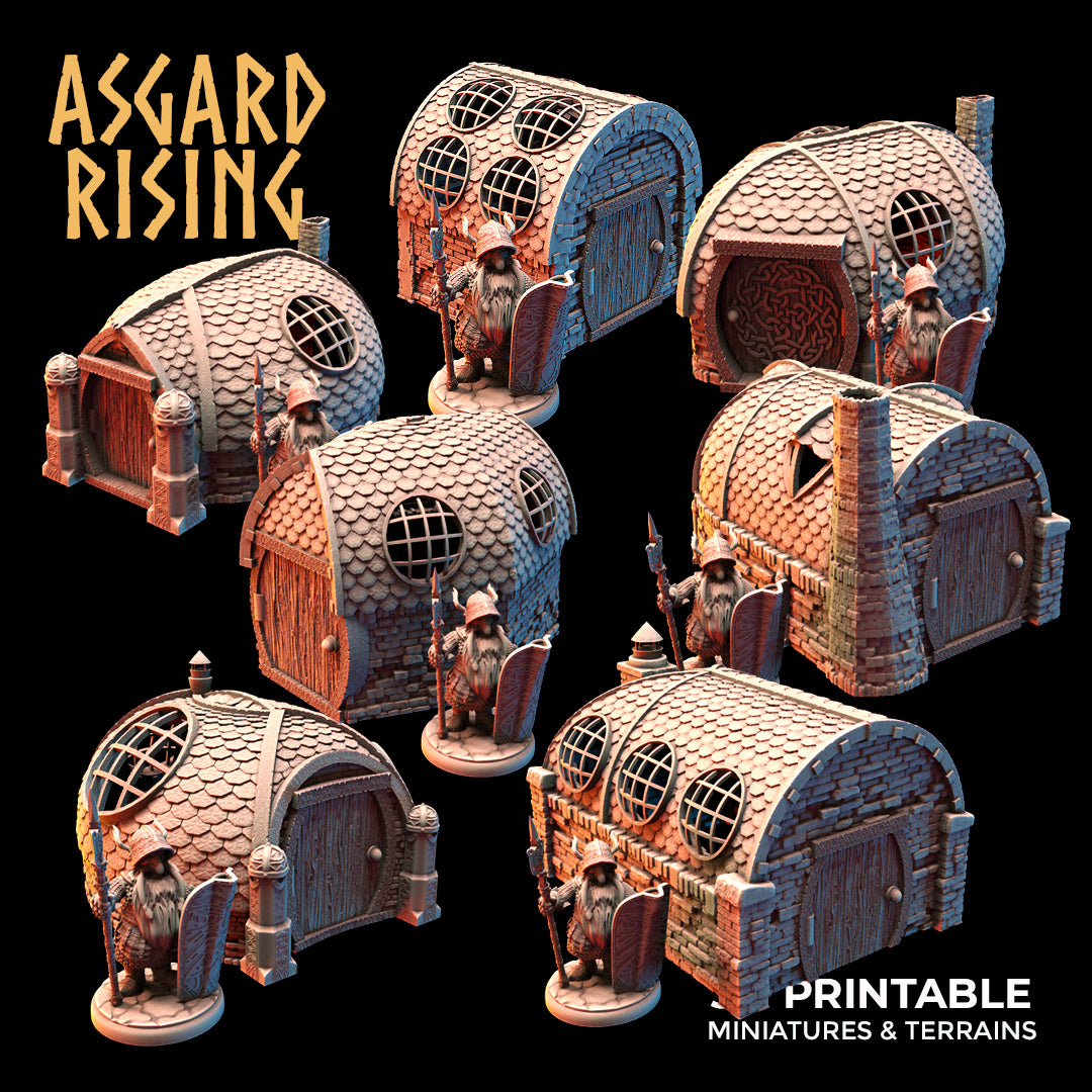 Dwarven Industrial Architecture - Asgard Rising - Wargaming D&D DnD