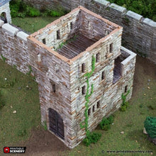 Load image into Gallery viewer, King&#39;s Gate - King and Country - Printable Scenery Terrain Wargaming D&amp;D DnD 10mm 15mm 20mm 25mm 28mm 32mm 40mm 54mm Painted options