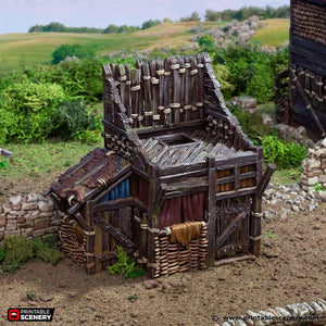 Medium Shanty - King and Country - Printable Scenery Terrain Wargaming D&D DnD 10mm 15mm 20mm 25mm 28mm 32mm 40mm 54mm