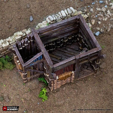 Load image into Gallery viewer, Medium Shanty - King and Country - Printable Scenery Terrain Wargaming D&amp;D DnD 10mm 15mm 20mm 25mm 28mm 32mm 40mm 54mm