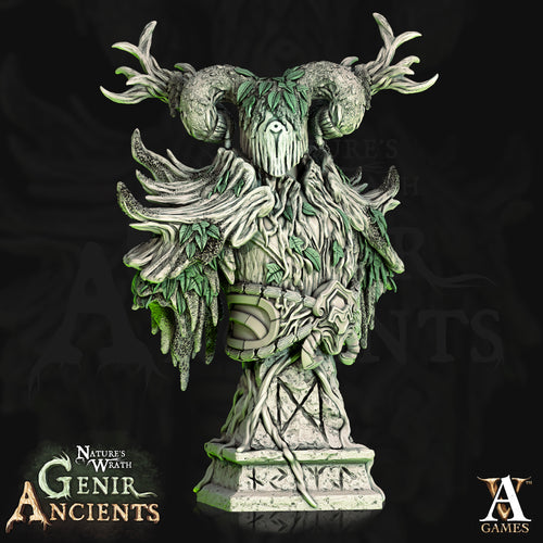 Verdant Ancient Bust - Nature's Wrath - Archvillain Games - Wargaming D&D DnD