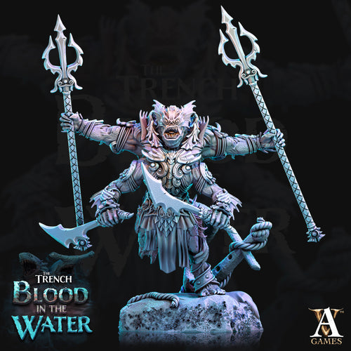 Shakarkha Tidebringers - The Trench - Blood in the Water - Archvillain Games - Wargaming D&D DnD