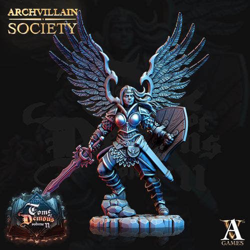 Ariel the Holy - Tome of Demons Vol. II - Archvillain Games - Wargaming D&D DnD