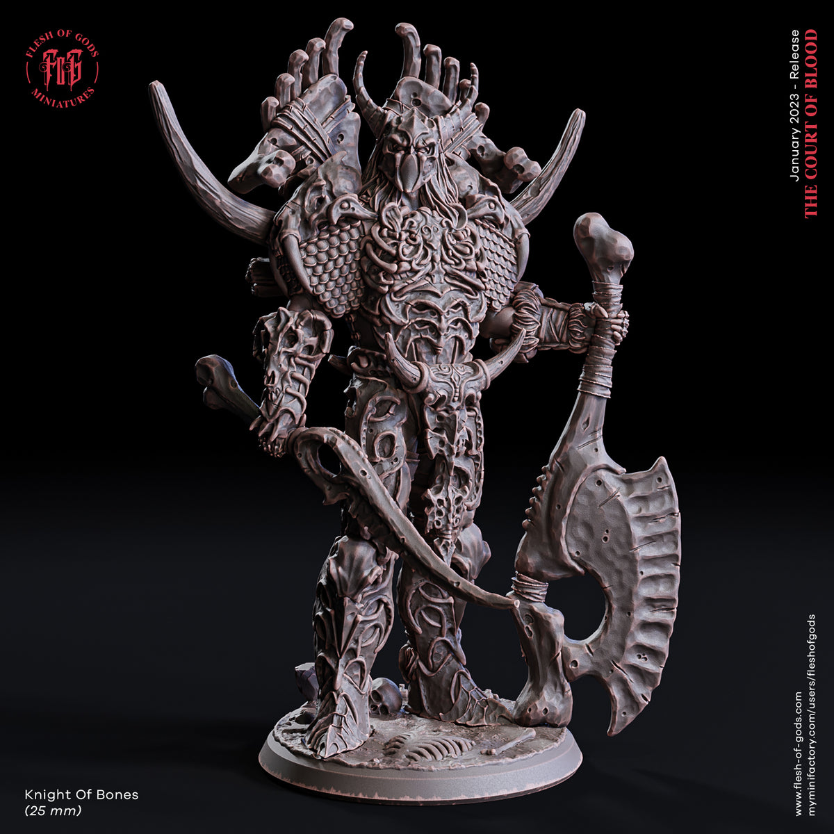 Knight of Bones - The Court of Blood - Flesh of Gods - Wargaming D&D D ...