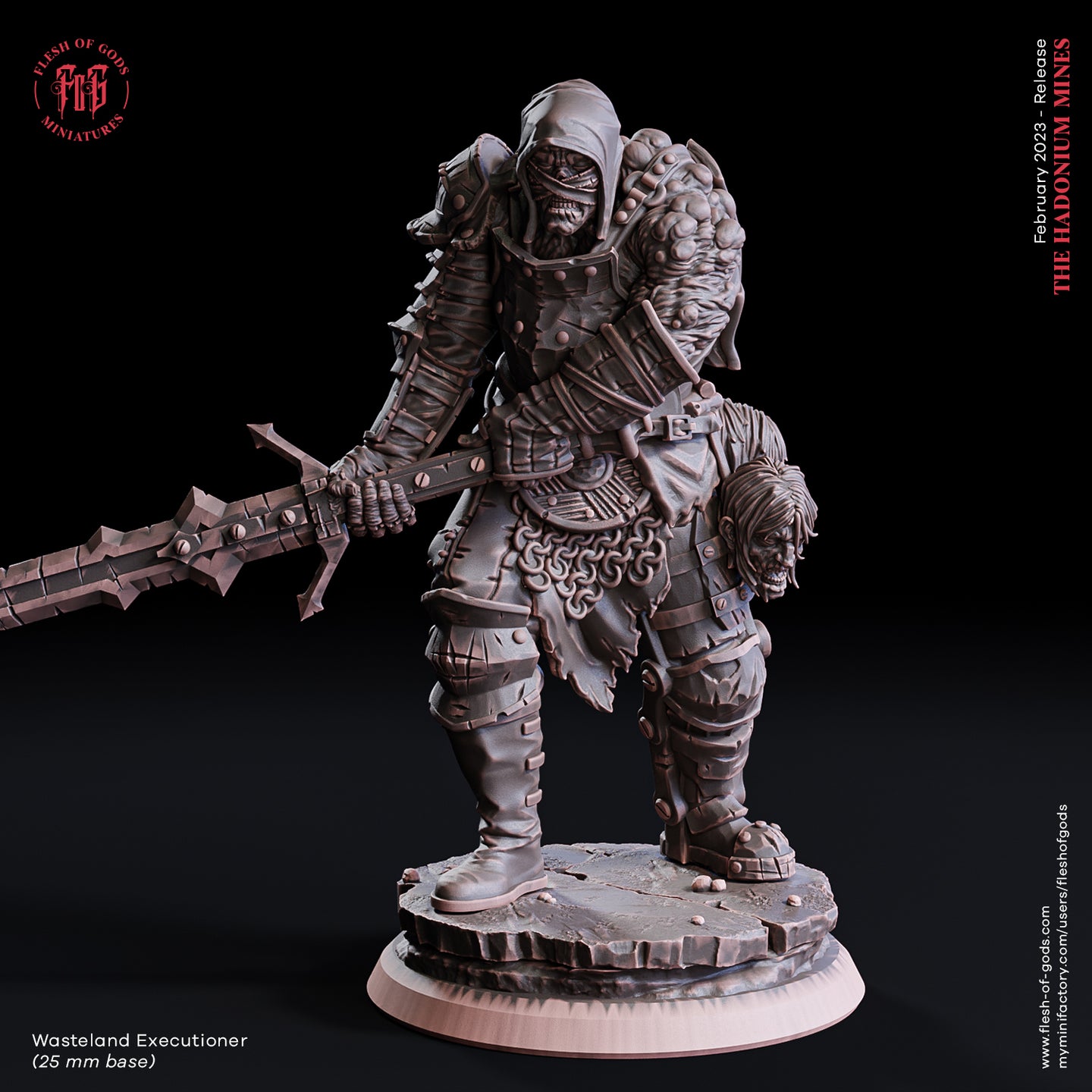 Wasteland Executioner - The Hadonium Mines - Flesh of Gods - Wargaming ...