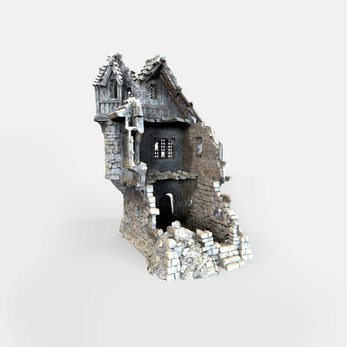 Ruined Governor's Mansion - The Lost Islands 15mm 28mm 32mm Wargaming Terrain D&D, DnD