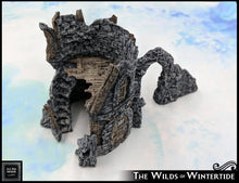 Load image into Gallery viewer, Wintertide Tower Ruins - 15mm 28mm 32mm Wilds Wargaming Terrain D&amp;D, DnD