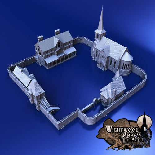 Wightwood Abbey Core Set - 28mm 32mm Wargaming Terrain D&D, DnD