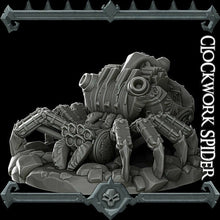 Load image into Gallery viewer, Clockwork Spider - Wargaming Miniatures Monster Rocket Pig Games D&amp;D, DnD