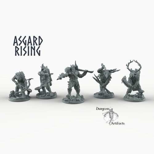 Hunters of the Mountain King - Wargaming Miniatures Monster Asgard Rising D&D DnD