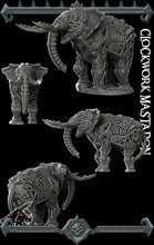 Load image into Gallery viewer, Clockwork Mastodon - Wargaming Miniatures Monster Mastadon Rocket Pig Games D&amp;D, DnD