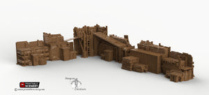 Junkfort Ramparts and Bastions - 15mm 20mm 28mm 32mm Brave New Worlds Wasteworld Terrain Scatter D&D DnD