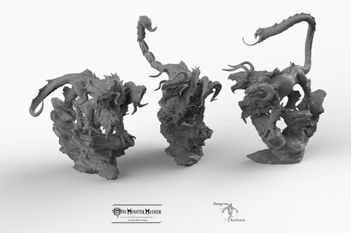 Wingless Chimera - Mini Monster Mayhem Wargaming Miniatures Games Monster D&D DnD