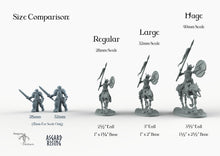 Load image into Gallery viewer, Draugr Cavalry - Barrow Wights - Asgard Rising Skeleton Army Wargaming Undead Miniatures D&amp;D DnD