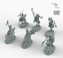 Load image into Gallery viewer, Draugr Cavalry - Barrow Wights - Asgard Rising Skeleton Army Wargaming Undead Miniatures D&amp;D DnD