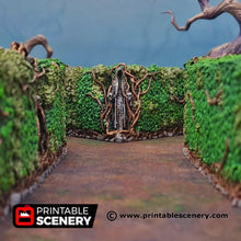 Load image into Gallery viewer, Hedge Maze - Shadowfey Wilds 15mm 20mm 28mm 32mm 37mm Wargaming Terrain D&amp;D DnD