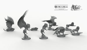 Celestial Lions - Mini Monster Mayhem Wargaming Miniatures Games D&D DnD