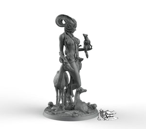 Faun - Forest Spirit - Printomancer3D Printomancer Miniatures Wargaming D&D DnD