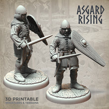 Load image into Gallery viewer, Medieval Soldiers Modular Warband Set - Asgard Rising Miniatures - Wargaming D&amp;D DnD